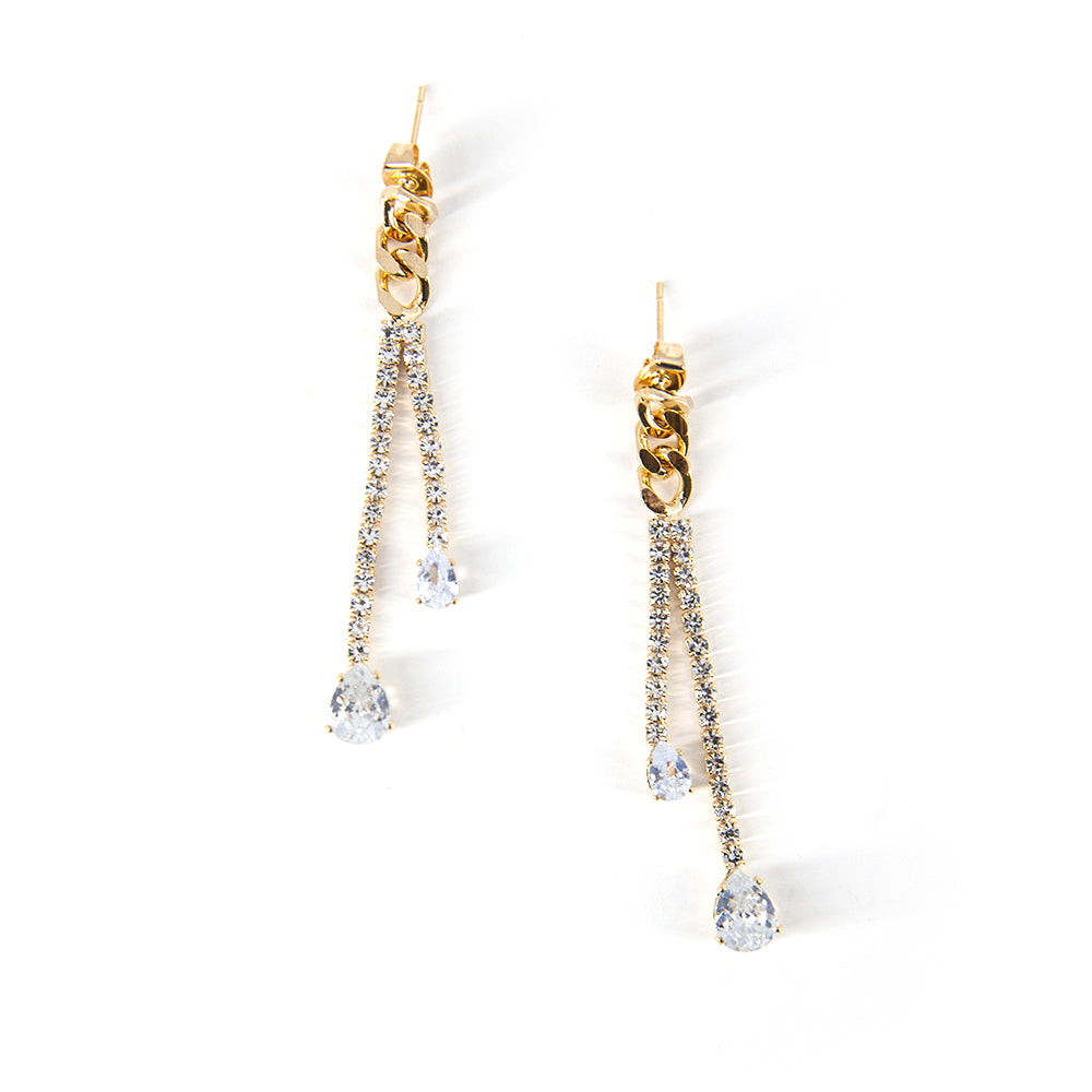 Livia-Womens-Earrings-Stud-Gold-Plated-Diamante-Split-Dangle-Earrings-Jewellery